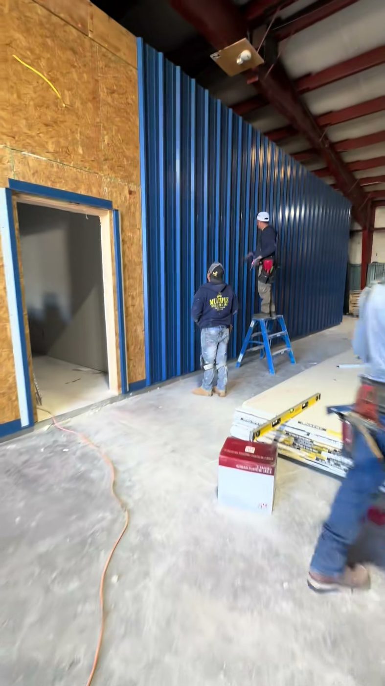 Metal building exterior and interior framing